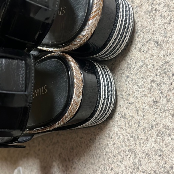 Stuart Weitzman Black and White Women's platform sandals size 7.5 - Picture 13 of 13